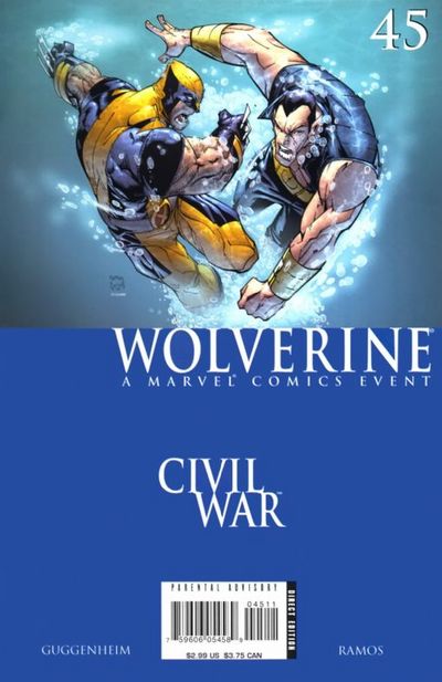 Wolverine #45, couverture