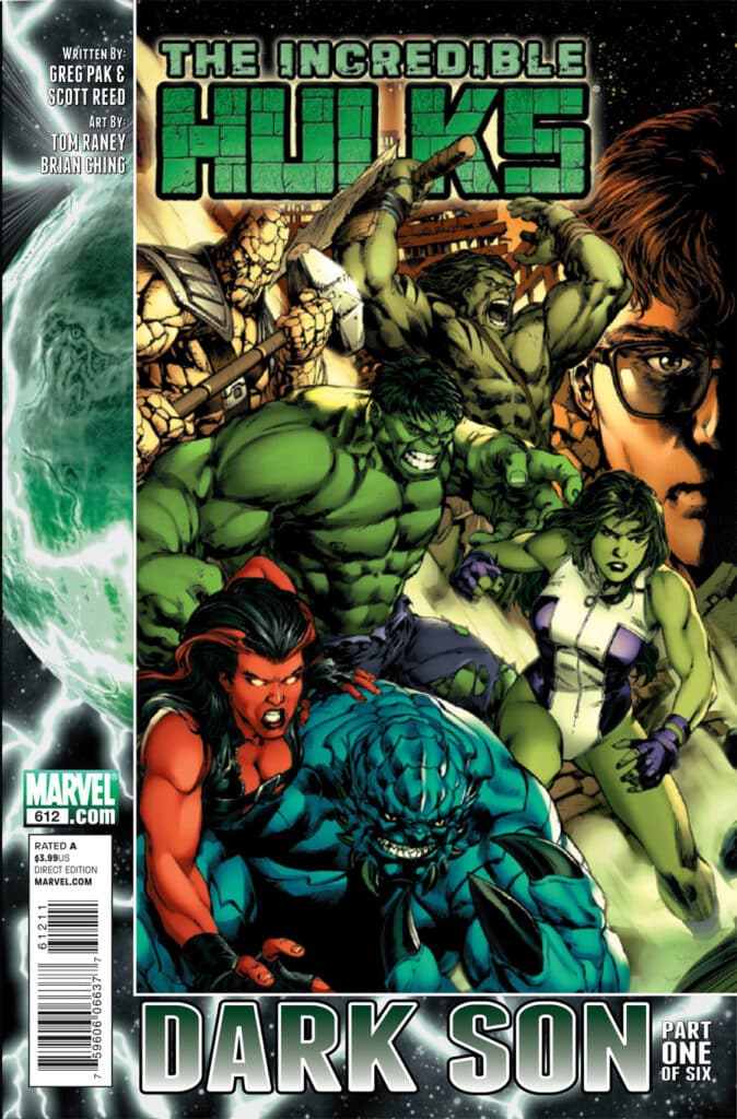 Incredible Hulks #612, couverture