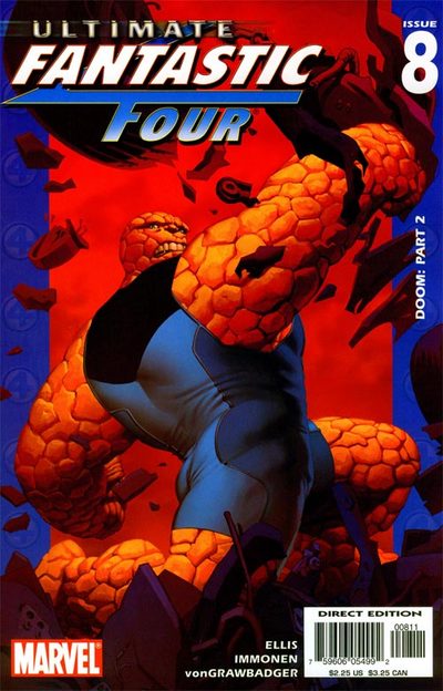 Ultimate Fantastic Four #8, couverture