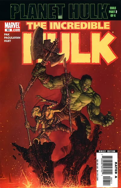 Incredible Hulk #93, couverture