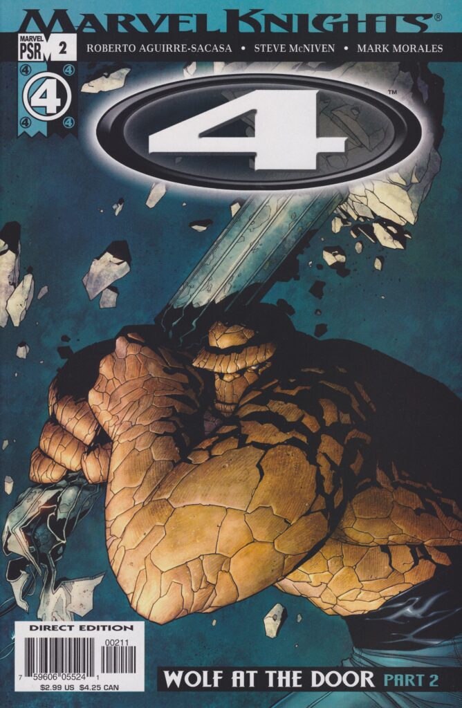 Marvel Knights: 4 #2, couverture