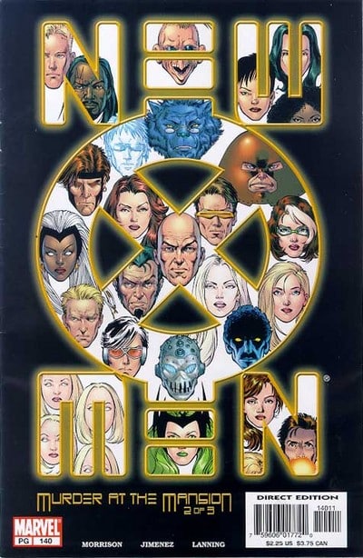 New X-Men #140, couverture