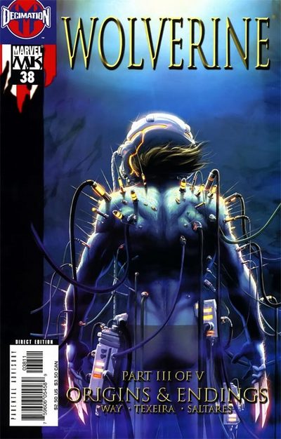 Wolverine #38, couverture