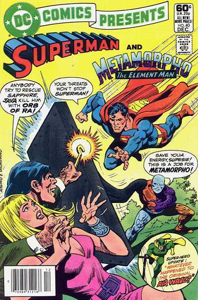 Dc Comics Presents #40, couverture
