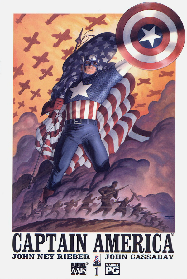 Captain America #1, couverture