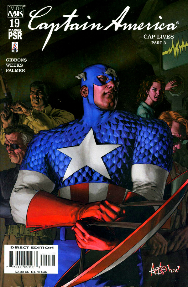 Captain America #19, couverture