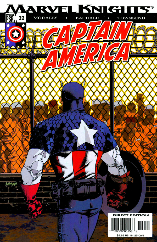 Captain America #22, couverture