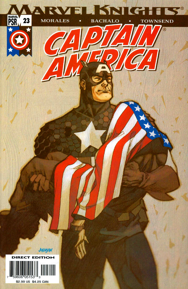 Captain America #23, couverture