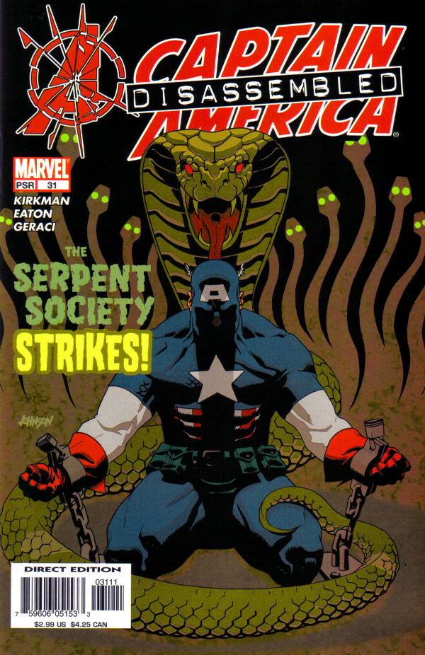 Captain America #31, couverture