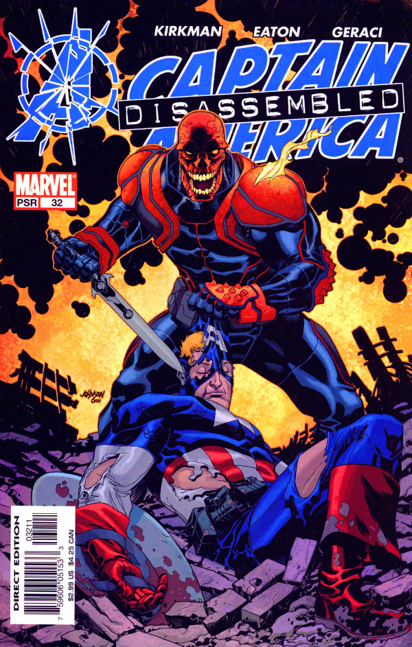 Captain America #32, couverture
