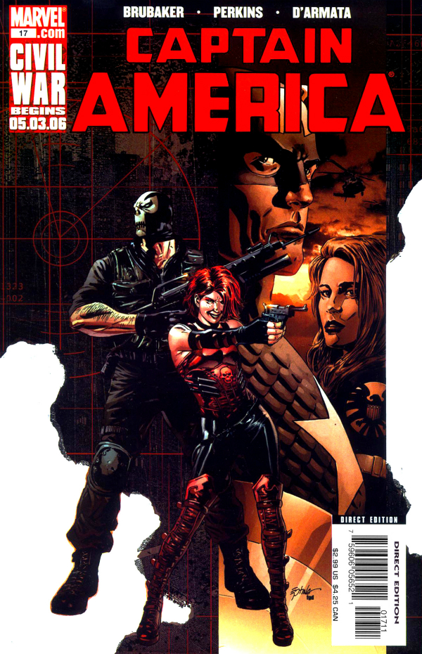 Captain America #17, couverture