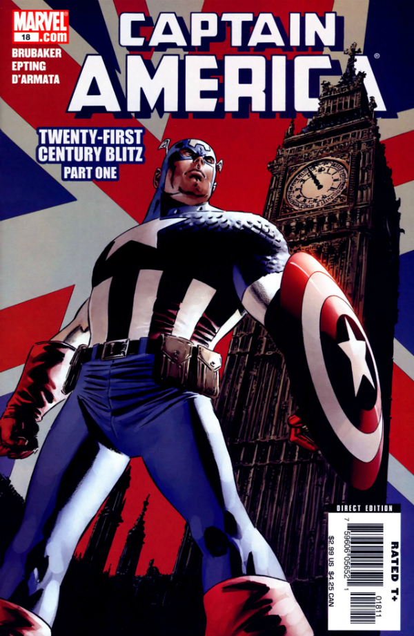 Captain America #18, couverture