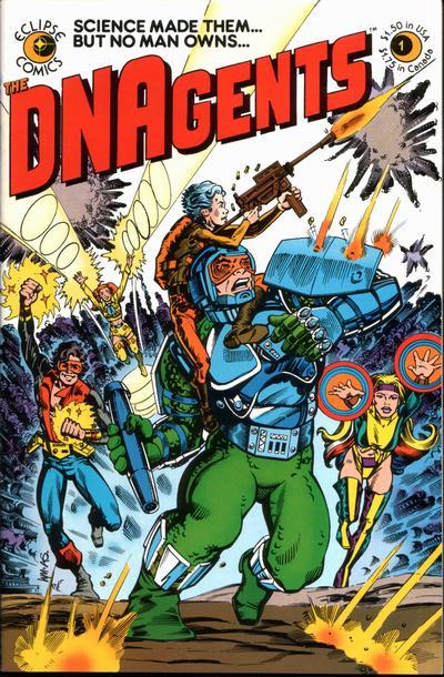 Dnagents #1, couverture