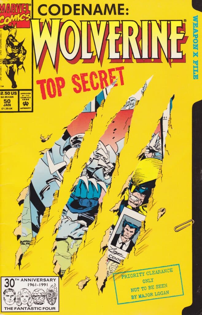 Wolverine #50, couverture