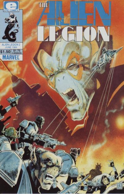 Alien Legion #2, couverture