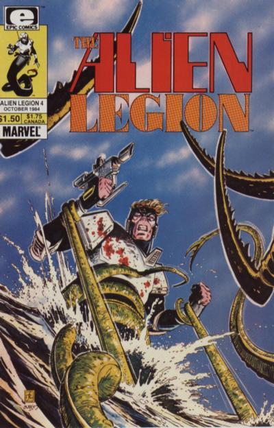 Alien Legion #4, couverture