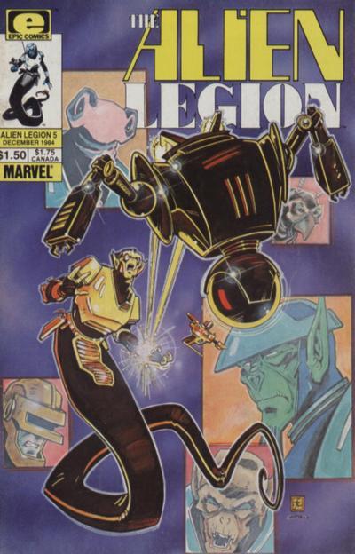 Alien Legion #5, couverture