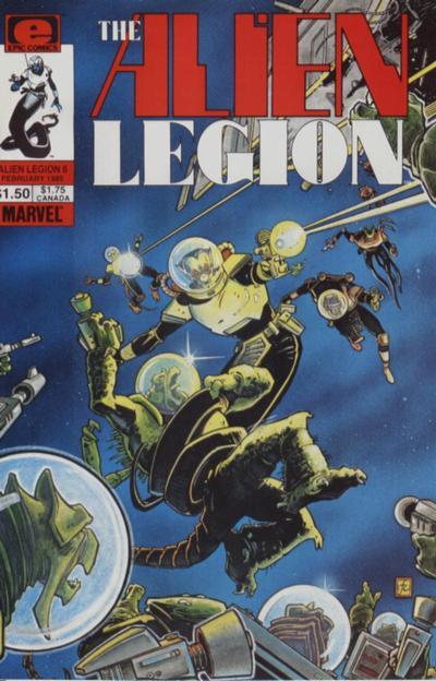 Alien Legion #6, couverture