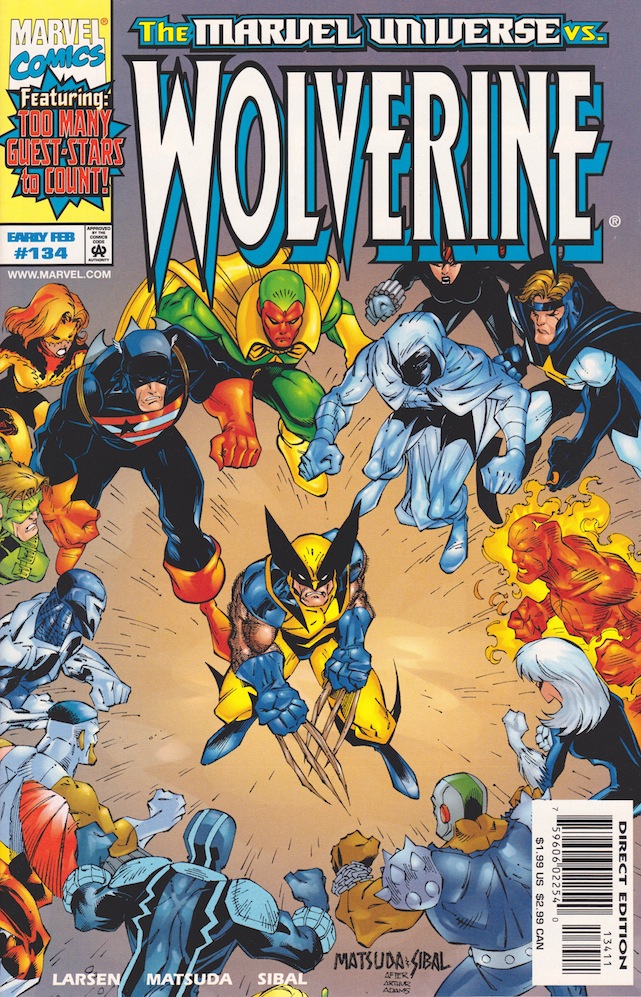 Wolverine #134, couverture