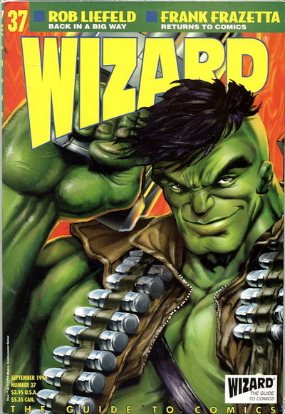 Wizard: The Comics Magazine #37, couverture