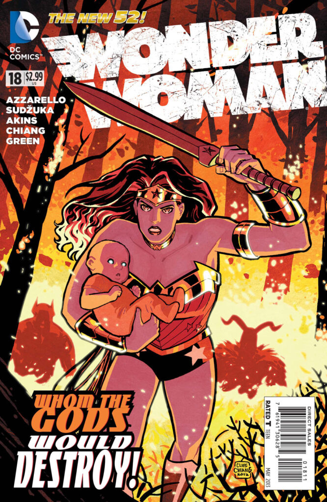 Wonder Woman #18, couverture