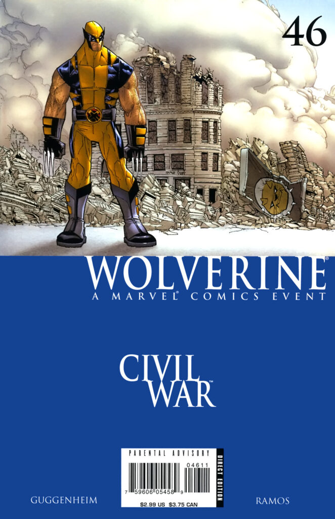 Wolverine #46, couverture