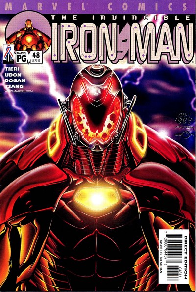 Iron Man #48, couverture