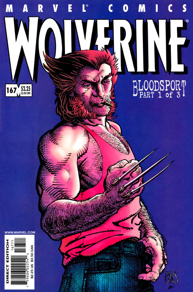 Wolverine #167, couverture