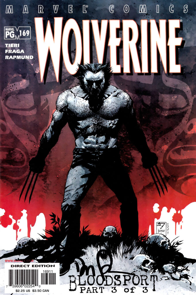 Wolverine #169, couverture