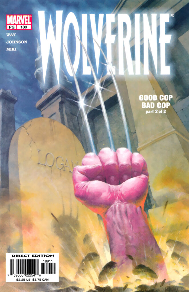Wolverine #189, couverture