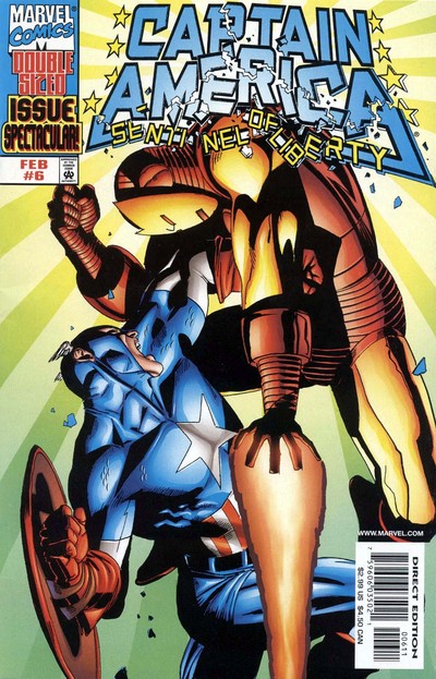 Captain America: Sentinel Of Liberty #6, couverture