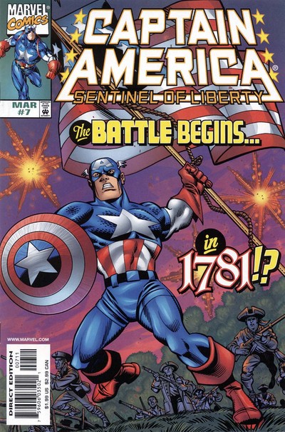 Captain America: Sentinel Of Liberty #7, couverture