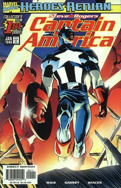 Captain America #1, couverture