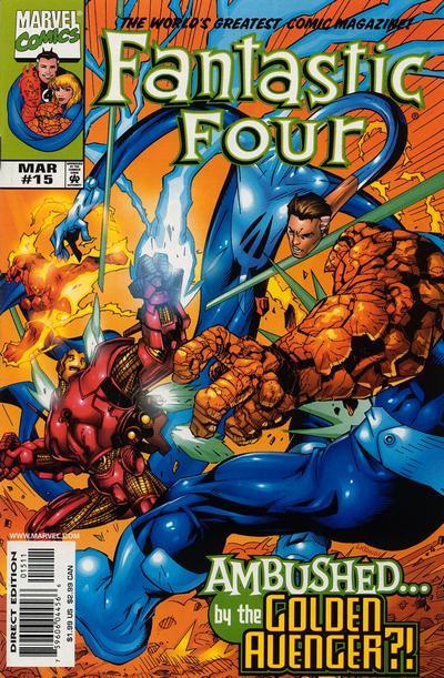 Fantastic Four #15, couverture