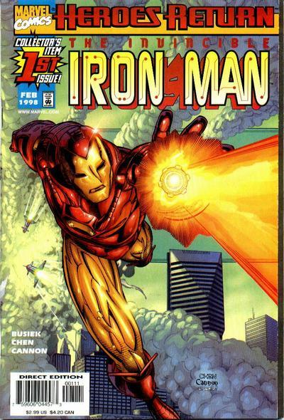 Iron Man #1, couverture