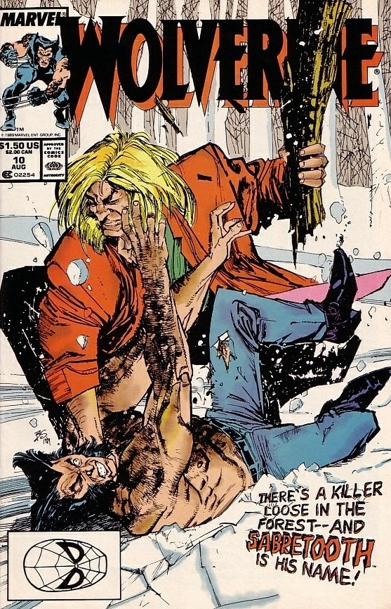 Wolverine #10 - 1St Battle W/ Sabretooth, couverture