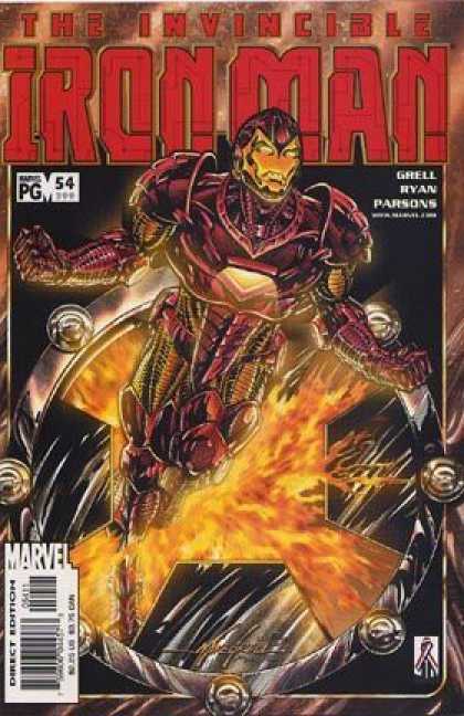 Iron Man #54, couverture