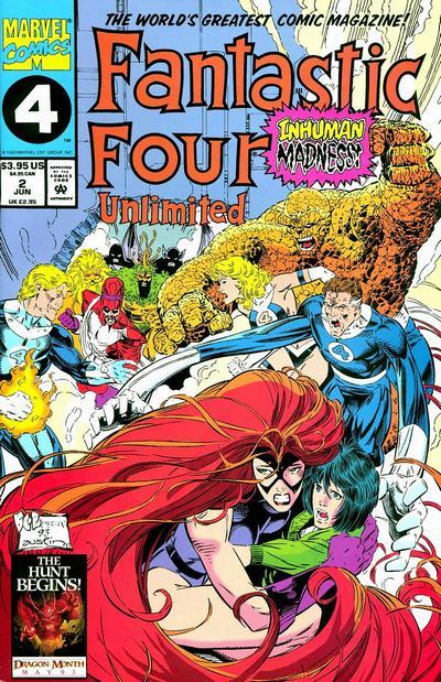 Fantastic Four Unlimited #2, couverture