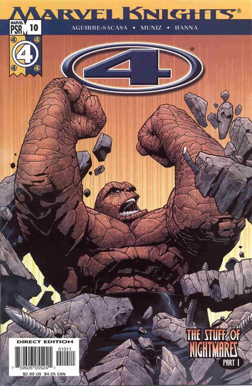 Marvel Knights: 4 #10, couverture