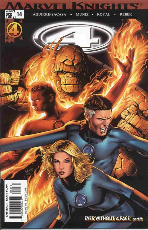 Marvel Knights: 4 #14, couverture