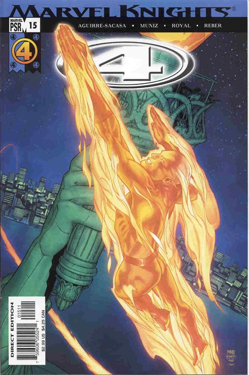 Marvel Knights: 4 #15, couverture