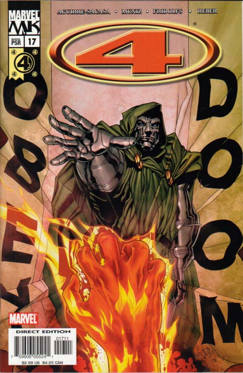 Marvel Knights: 4 #17, couverture