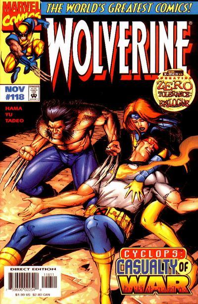 Wolverine #118, couverture
