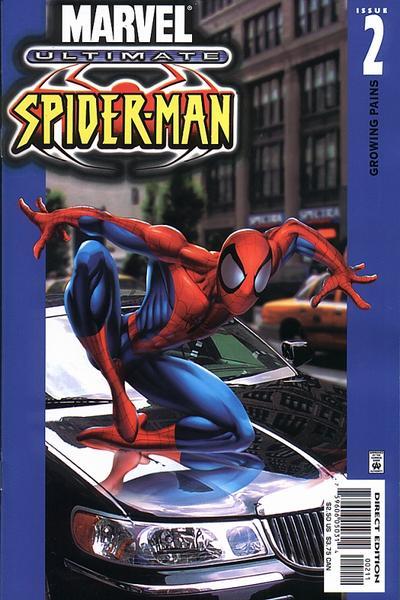 Ultimate Spider-Man #2, couverture