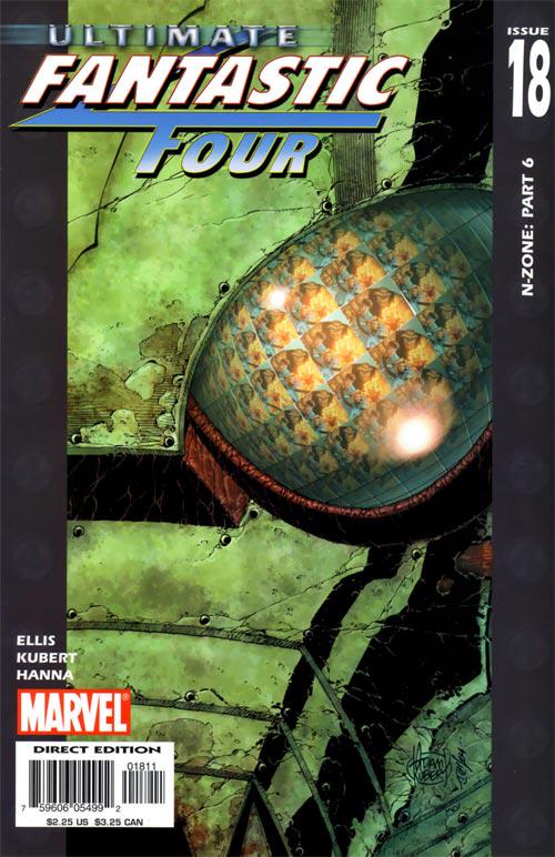 Ultimate Fantastic Four #18, couverture