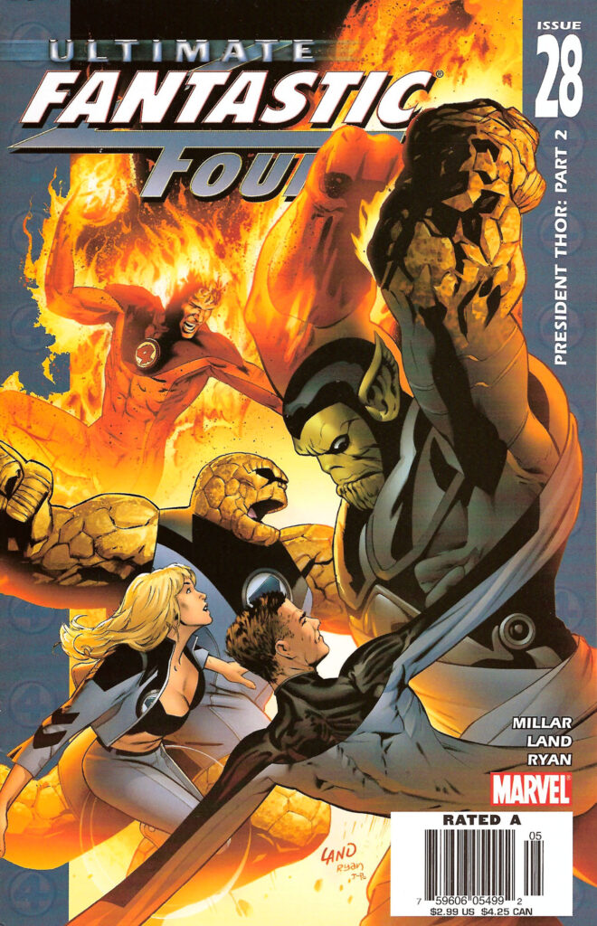 Ultimate Fantastic Four #28, couverture