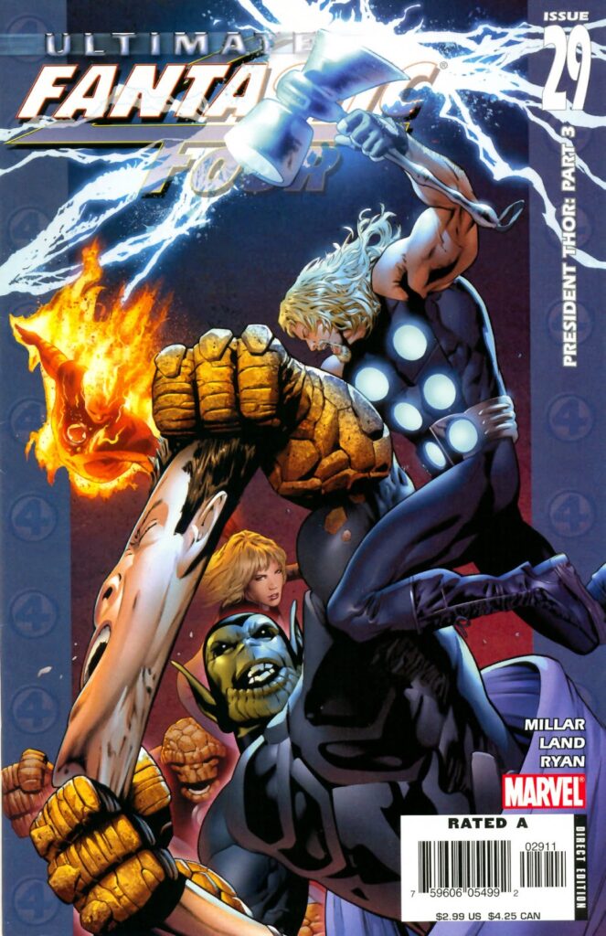 Ultimate Fantastic Four #29, couverture