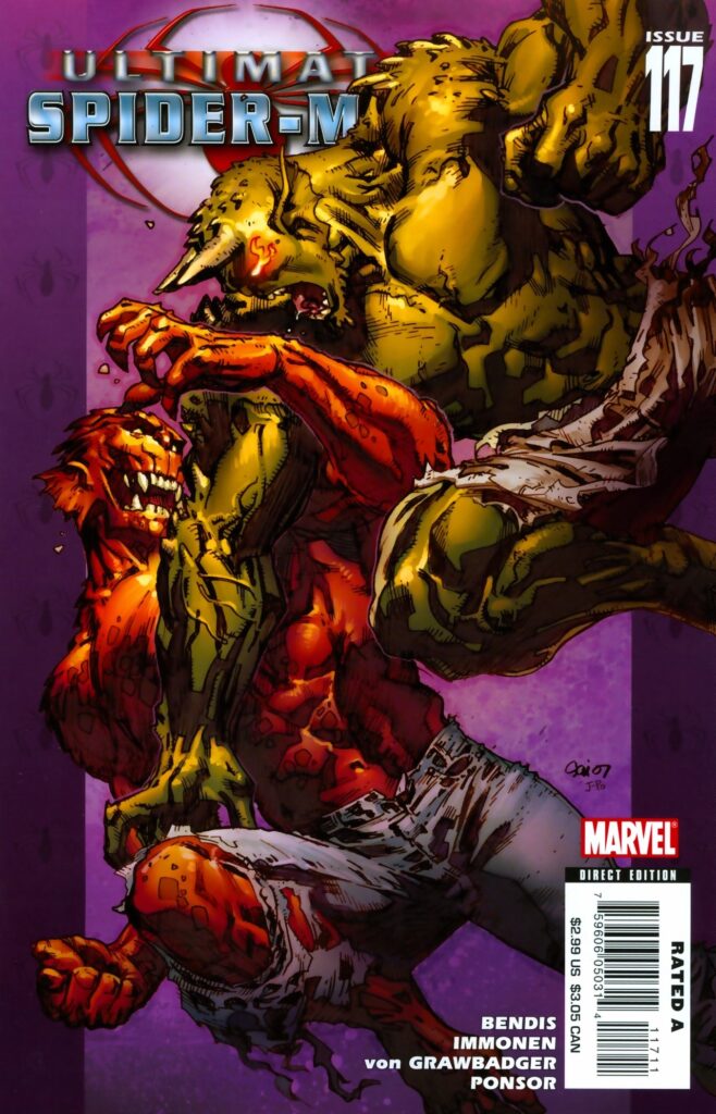 Ultimate Spider-Man #117, couverture