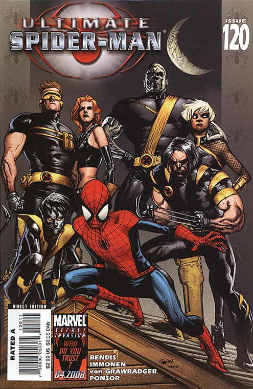 Ultimate Spider-Man #120, couverture