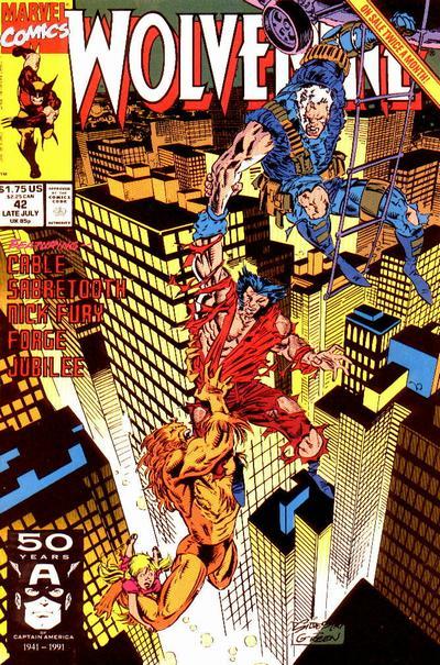 Wolverine #42, couverture